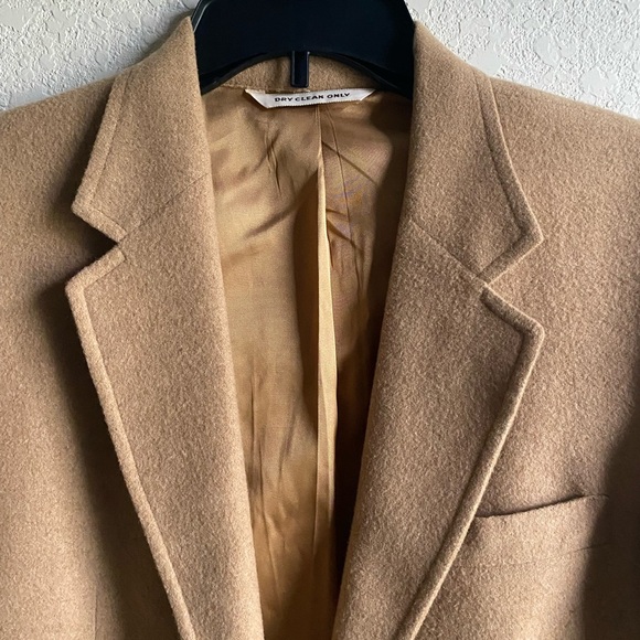Vintage Merritt Schaefer & Brown Barrister Collection Camel Hair Tan Blazer 40 - Picture 8 of 16